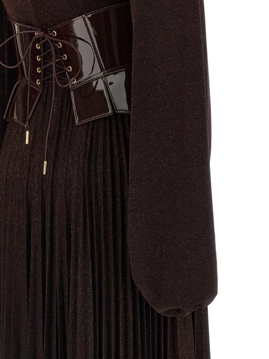26FW 엘리자베타프랜치 롱 원피스 ABR1566E2EV9 Brown - ELISABETTA FRANCHI