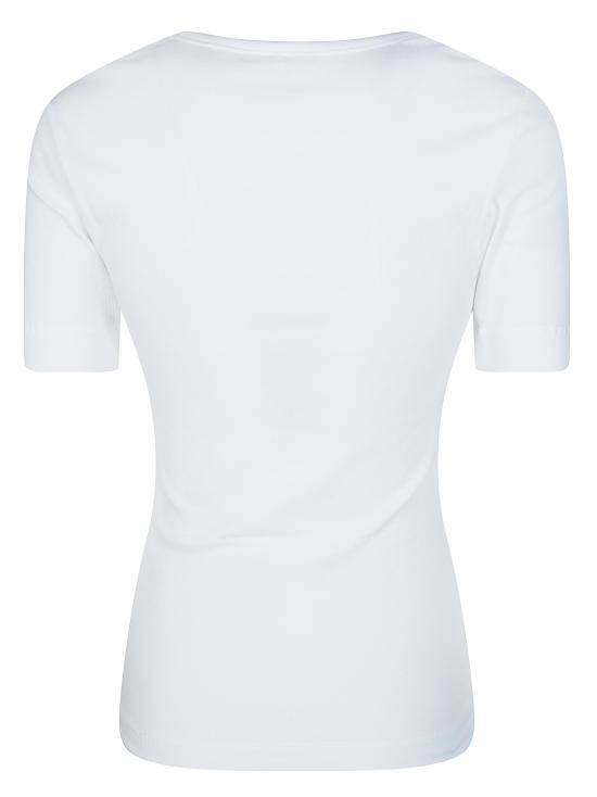 26SS 가니 소프트 코튼 립 반팔 티셔츠 A1050182 151 BRIGHT WHITE DOM - GANNI