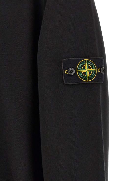 26FW 스톤 아일랜드 긴팔 티셔츠 6100060 스웨트셔츠 블랙 - STONE ISLAND