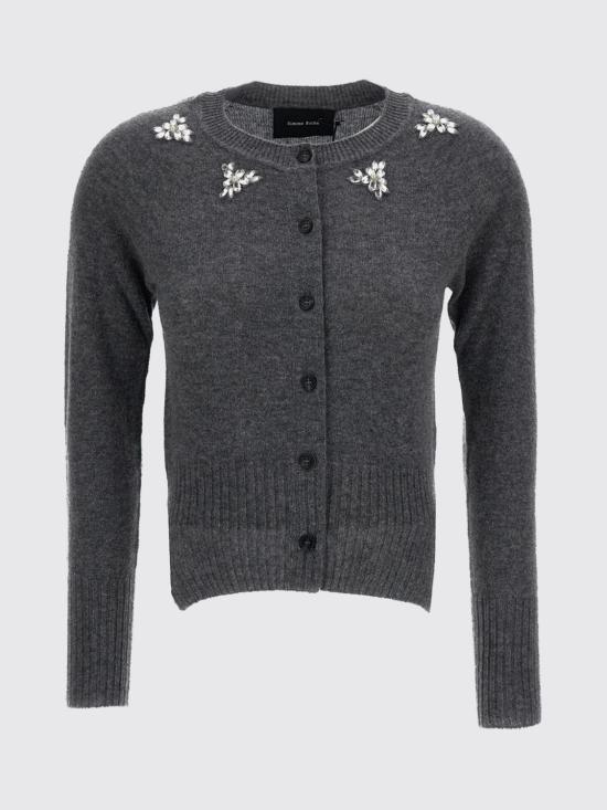 26FW 시몬로샤 가디건 COMK3B0667 GREYPEARLCLEAR - SIMONE ROCHA