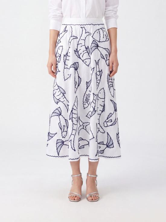 26FW 팜 리오 롱 스커트 356450 L0025 White