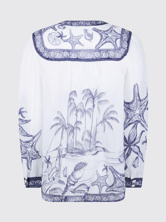 26FW 팜 리오 블라우스 356225 25192 White - FARM RIO