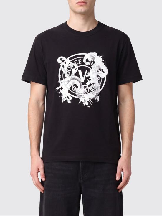 26SS 베르사체 반팔 티셔츠 80GAHE01CJ00E 899 Black 1