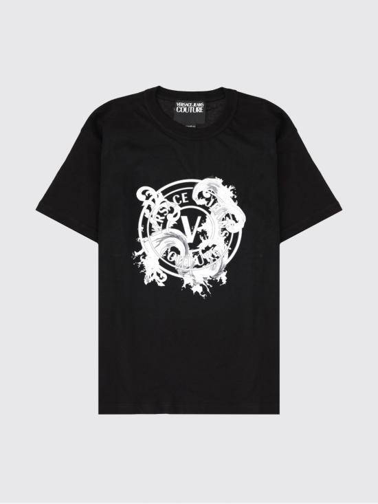 26SS 베르사체 반팔 티셔츠 80GAHE01CJ00E 899 Black 1 - VERSACE
