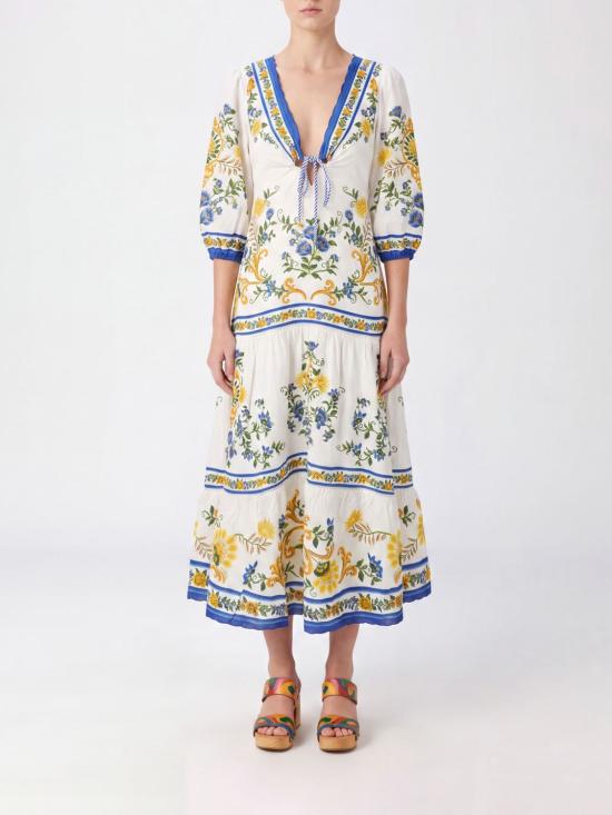 26FW 팜 리오 롱 원피스 355515 25185 White