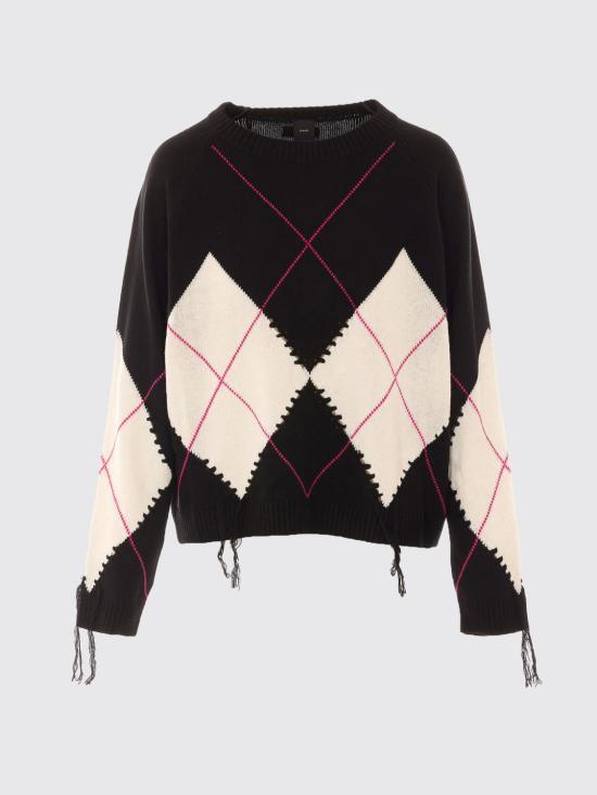 26FW 핑코 스웨터 107377A3JE ZBF Black - PINKO