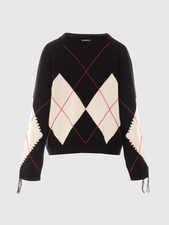26FW 핑코 스웨터 107377A3JE ZBF Black - PINKO