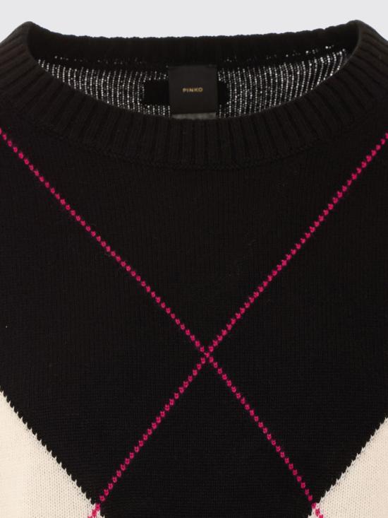 26FW 핑코 스웨터 107377A3JE ZBF Black - PINKO
