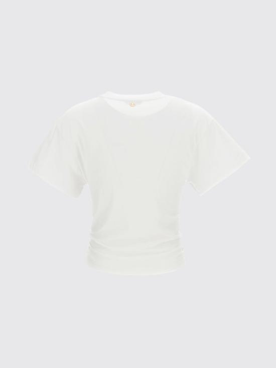 26FW 파코라반 반팔 티셔츠 23AJTO539CO0485 P109 White - PACO RABANNE