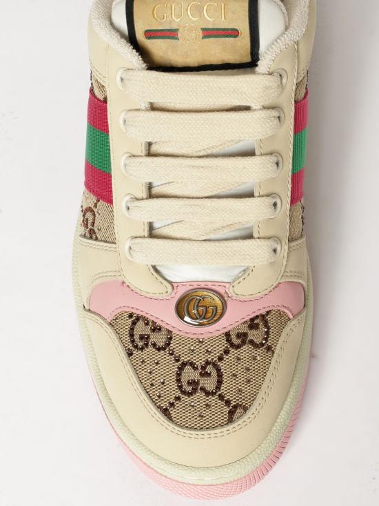 26FW 구찌 크리스탈 스크리너 스니커즈 6774239SFR0 2587 Pink - GUCCI
