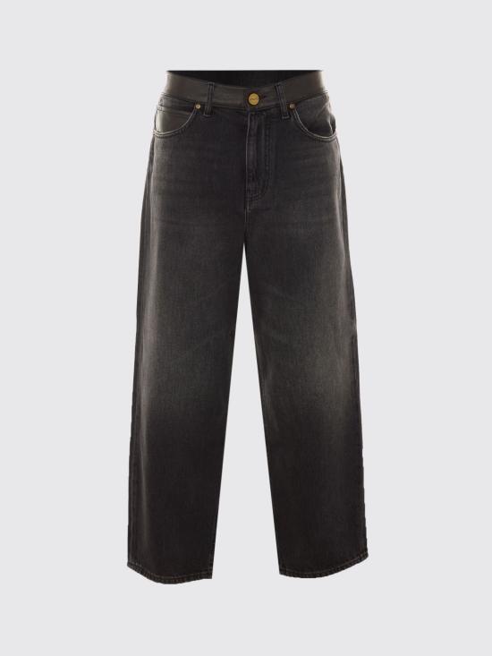 26FW 핑코 데님 팬츠 103857A3GW PJ4 Black - PINKO