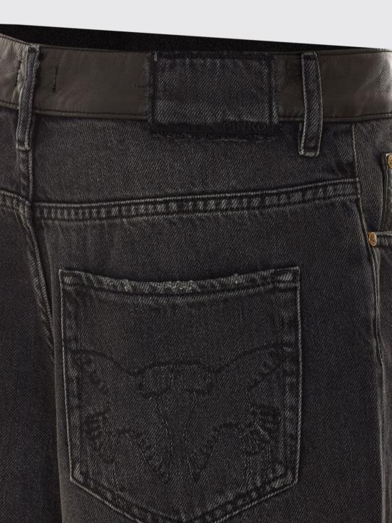 26FW 핑코 데님 팬츠 103857A3GW PJ4 Black - PINKO