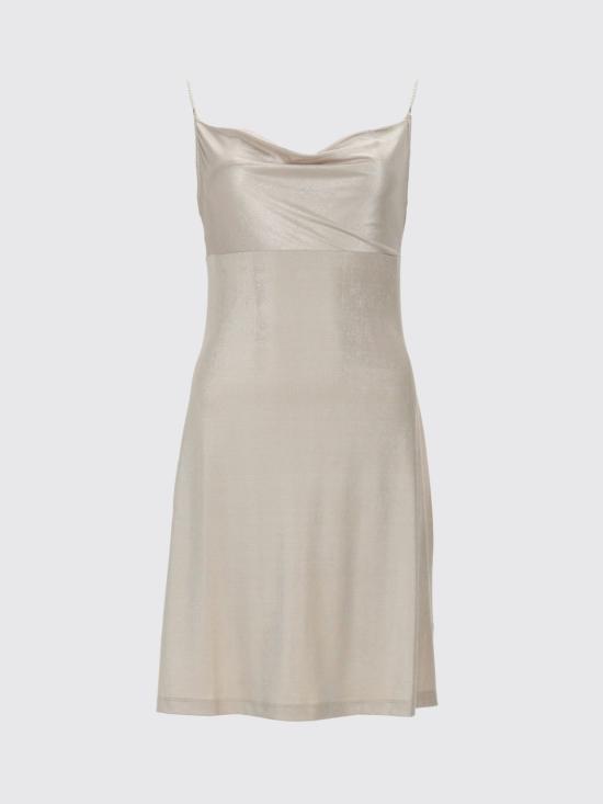 26SS 베르사체 미디 원피스 80HAO936J0064 039 Ivory - VERSACE