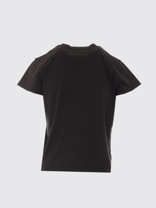 26FW MM6 메종마르지엘라 뉴메릭 코튼 저지 티셔츠 S52GC0327M20258 900 Black - MM6 MAISON MARGIELA