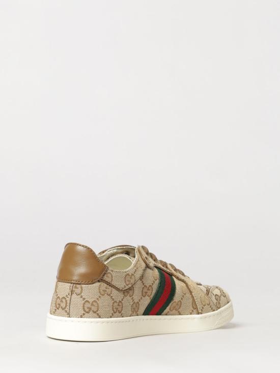 26FW 구찌 스트레치 로우탑 스니커즈 871611FAF48 9644 Beige - GUCCI