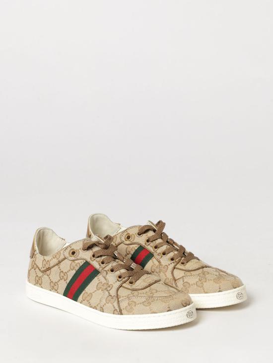 26FW 구찌 스트레치 로우탑 스니커즈 871611FAF48 9644 Beige - GUCCI