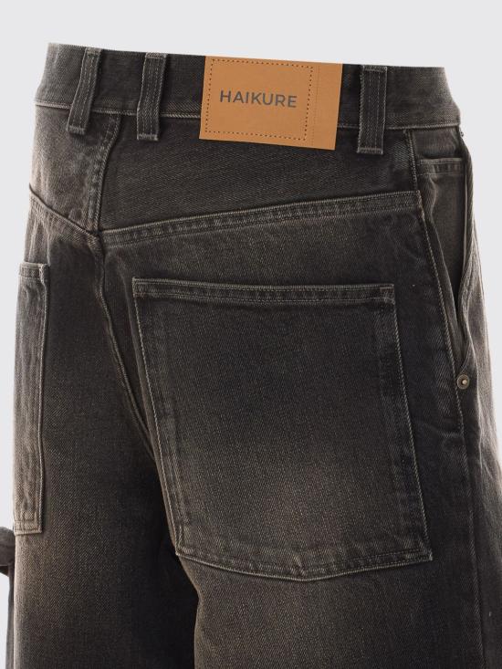 26FW 하이쿠레 데님 팬츠 HEW03376DF119L0938 L0938 Black - HAIKURE