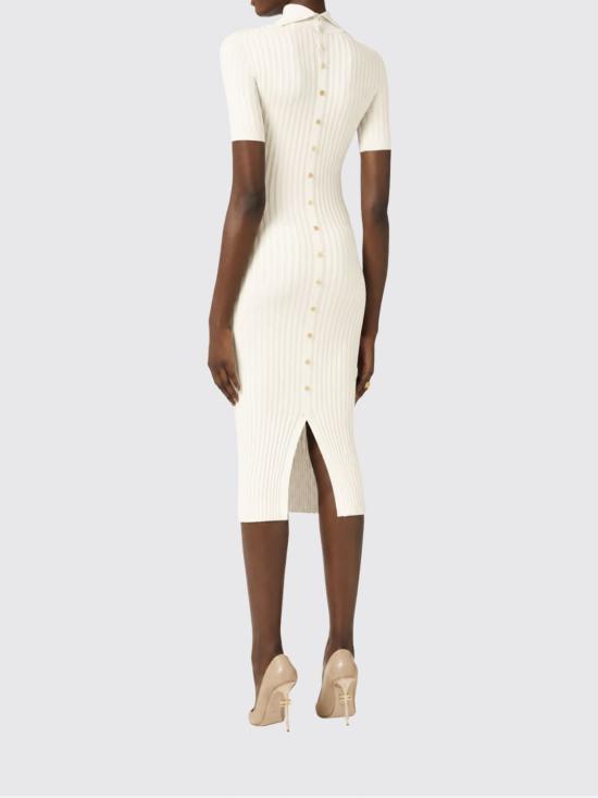26SS 엘리자베타프랜치 미디 원피스 AM22S62E2 360 Ivory - ELISABETTA FRANCHI