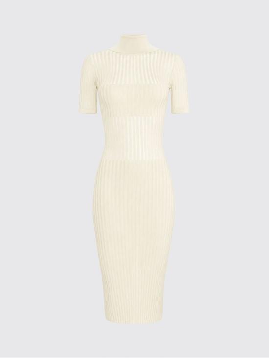26SS 엘리자베타프랜치 미디 원피스 AM22S62E2 360 Ivory - ELISABETTA FRANCHI