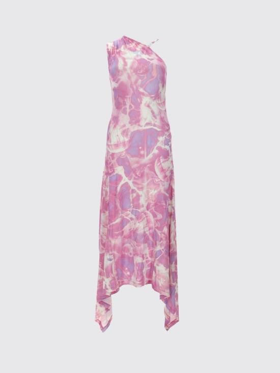 26SS 베르사체 롱 원피스 80HAO903JS535 499 Pink - VERSACE