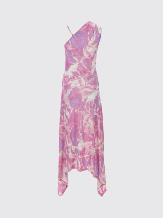 26SS 베르사체 롱 원피스 80HAO903JS535 499 Pink - VERSACE