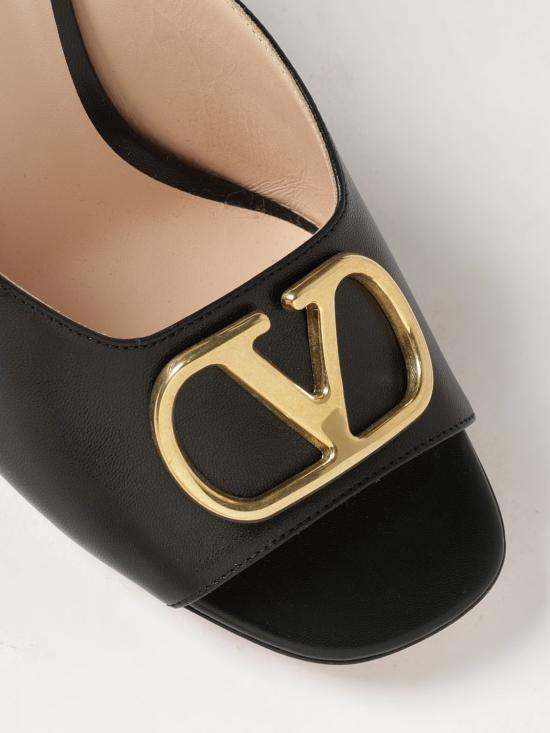 26FW 발렌티노 가라바니 뮬/슬리퍼 S0NQ4ZIC 0NO Black - VALENTINO GARAVANI
