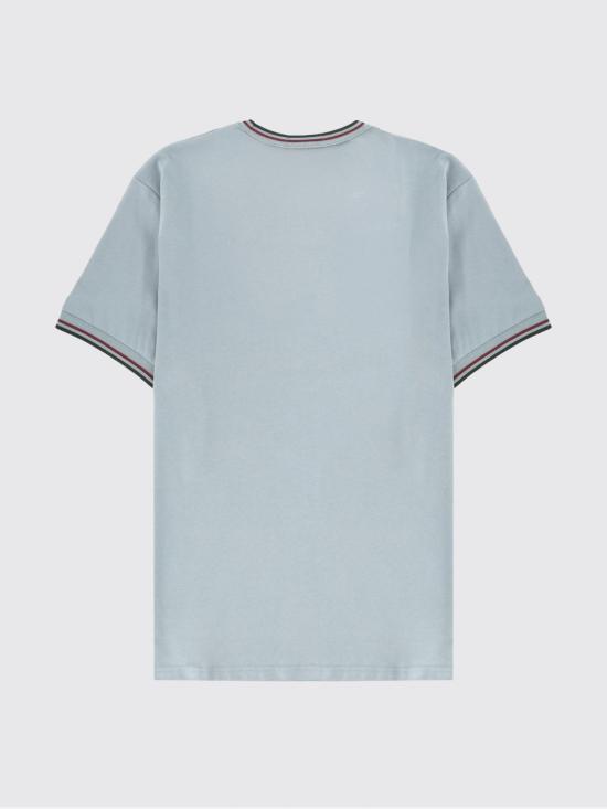 26SS 프레드페리 반팔 티셔츠 FPM1588V57 98A Gnawed Blue - FRED PERRY