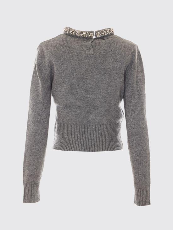 26FW 핑코 스웨터 107274A3GI II2 Grey - PINKO