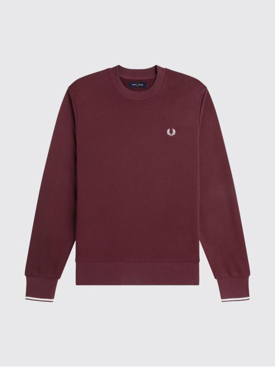 26SS 프레드페리 긴팔 티셔츠 FPM753557 64A Burgundy - FRED PERRY