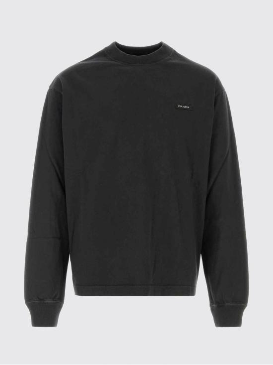 26FW 프라다 긴팔 티셔츠 UJL47DSOOO6281 F0002 Black