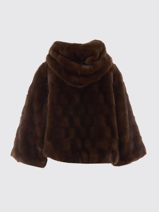 26FW 핑코 무스탕 107054A3C5 M11 Brown - PINKO