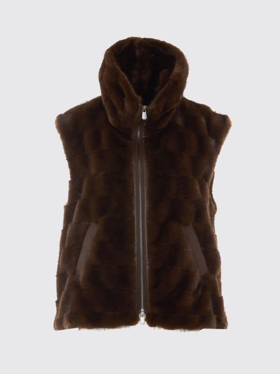 26FW 핑코 무스탕 106939A3C5 M11 Brown - PINKO
