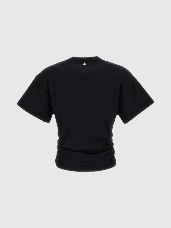 26FW 파코라반 반팔 티셔츠 23AJTO539CO0485 P001 Black - PACO RABANNE