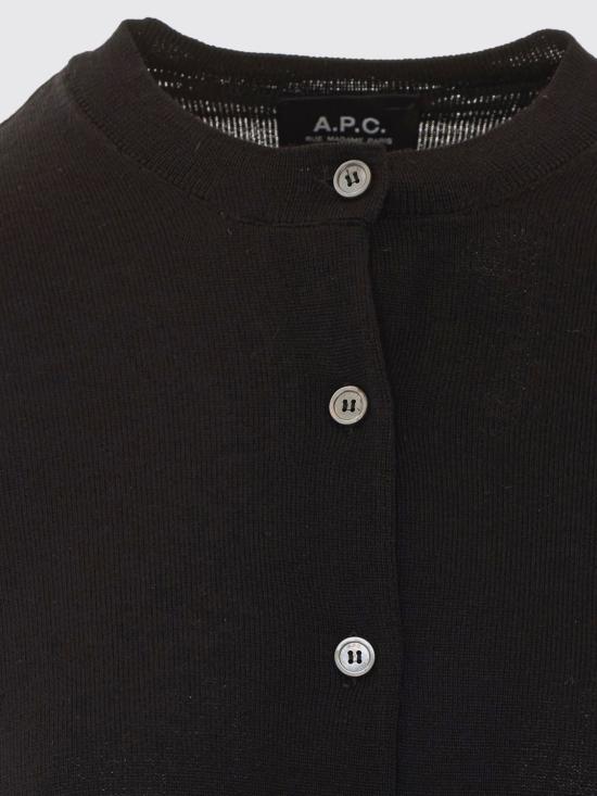 26FW 아페쎄 가디건 WVAWMF22348 LZZ Black - A.P.C.