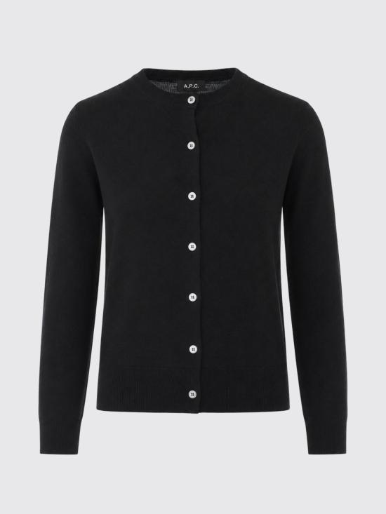 26FW 아페쎄 가디건 WVAWMF22348 LZZ Black - A.P.C.
