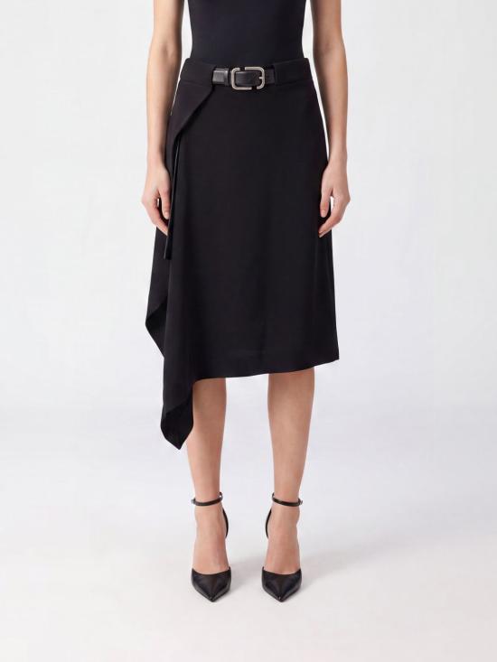 26FW 디 아티코 미디 스커트 261WCS00313WWW065AA 100 Black