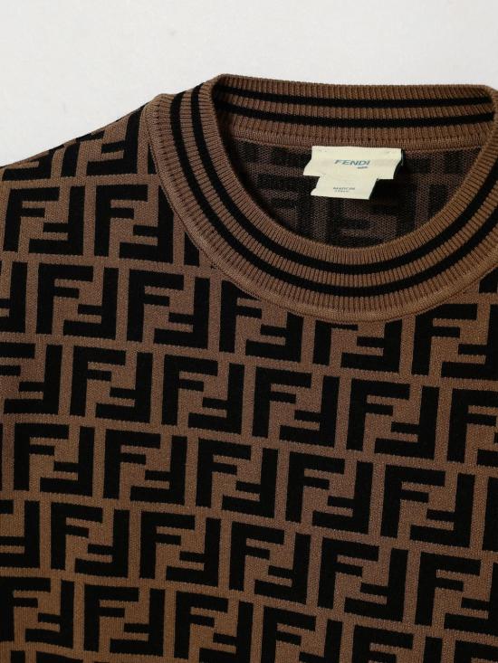 26FW [키즈] 펜디 탑 JFG069AEYD F15B6 Brown - FENDI