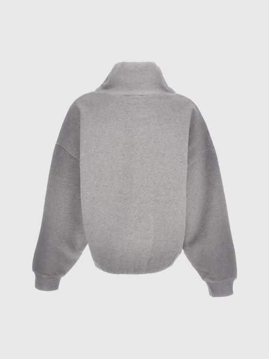 26FW 아크네 스튜디오 플리스 로고 스웨트셔츠 플리스 로고 스웨트셔츠 AI0193 990 Grey - ACNE STUDIOS