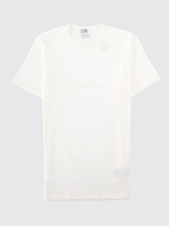 26SS MM6 메종마르지엘라 반팔 티셔츠 MJM200020 101 White - MM6 MAISON MARGIELA