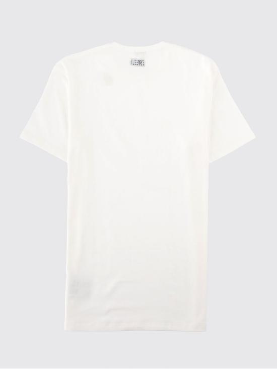26SS MM6 메종마르지엘라 반팔 티셔츠 MJM200020 101 White - MM6 MAISON MARGIELA