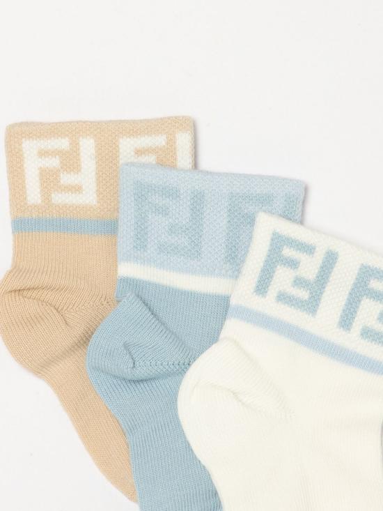 26FW [키즈] 펜디 언더웨어 BMN026ASQV F1PMJ Multicolor - FENDI