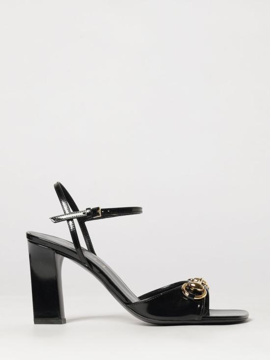 26FW 구찌 시뇨라 레더 샌들 870797CLG00 1000 Black