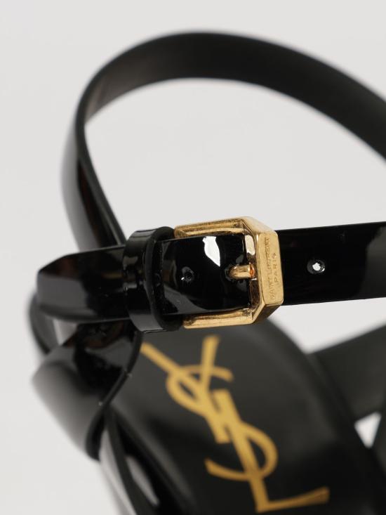 26FW 생로랑 트리뷰트 플랫폼 샌들 315490AAAOW 1000 Black - SAINT LAURENT