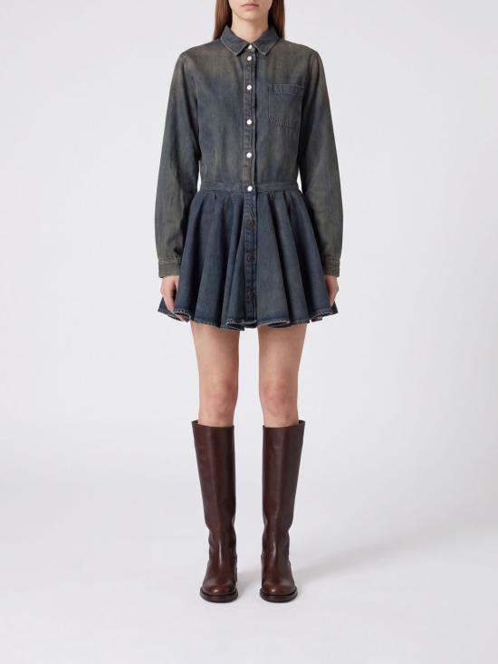 26FW 하이쿠레 숏 원피스 HEW08117DF210L0940 L0940 Blue