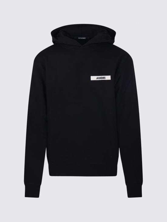 26FW 자크뮈스 그로그랭 후드 티셔츠 HOM00247AJ00126 990 Black - JACQUEMUS