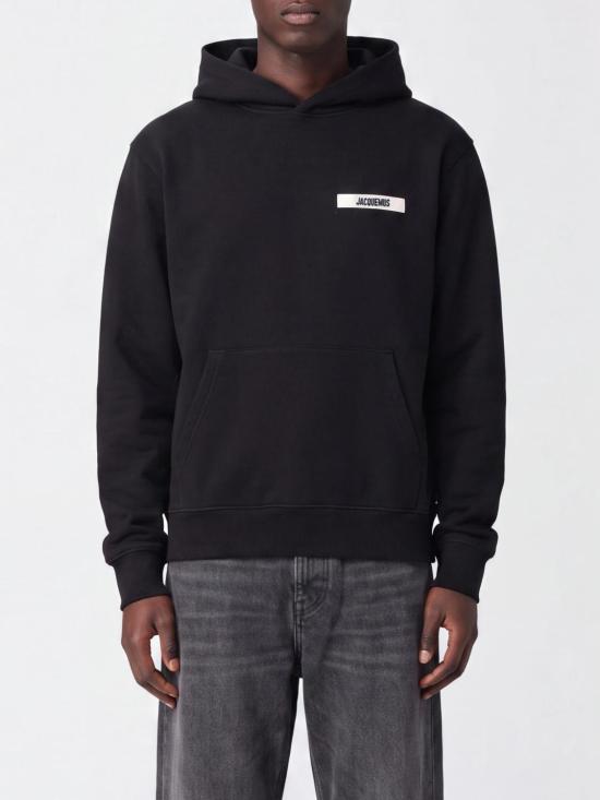 26FW 자크뮈스 그로그랭 후드 티셔츠 HOM00247AJ00126 990 Black