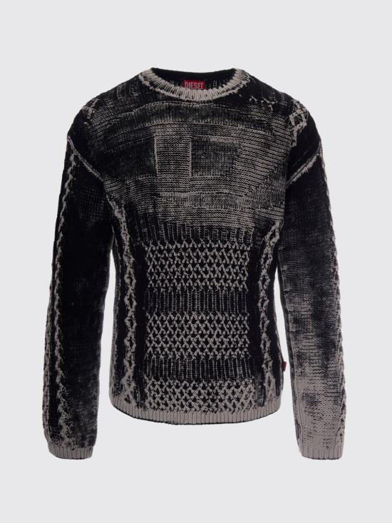 26FW 디젤 스웨터 A230740JCBE 9XX Black - DIESEL