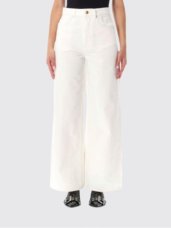 26FW 가니 데님 팬츠 A1190020 151 White