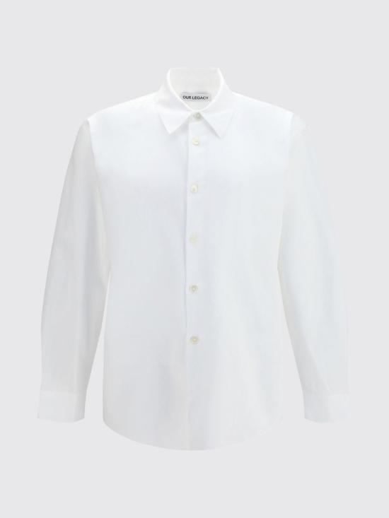 26FW 아워레가시 화이트 리퀴드 포플린 비욘드 셔츠 M4242BWP White - OUR LEGACY