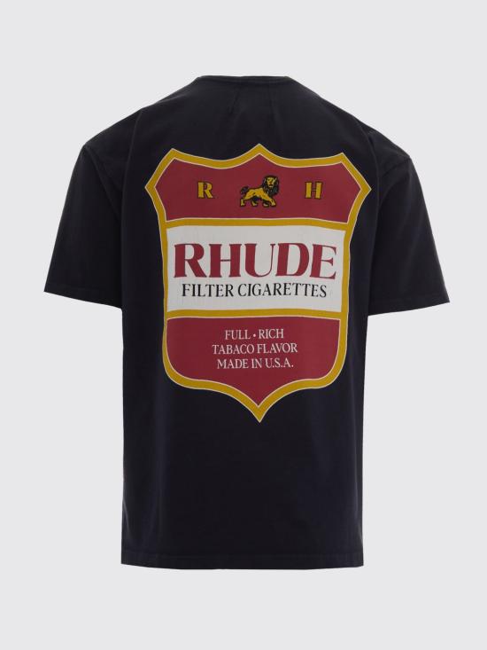 26FW 루드 반팔 티셔츠 RHPF26TT01012 6499 Black - RHUDE